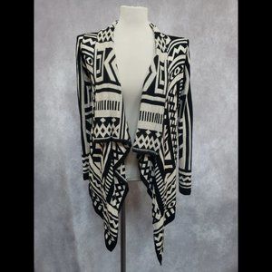 Forever21 Geometric Design Cardigan, Size M